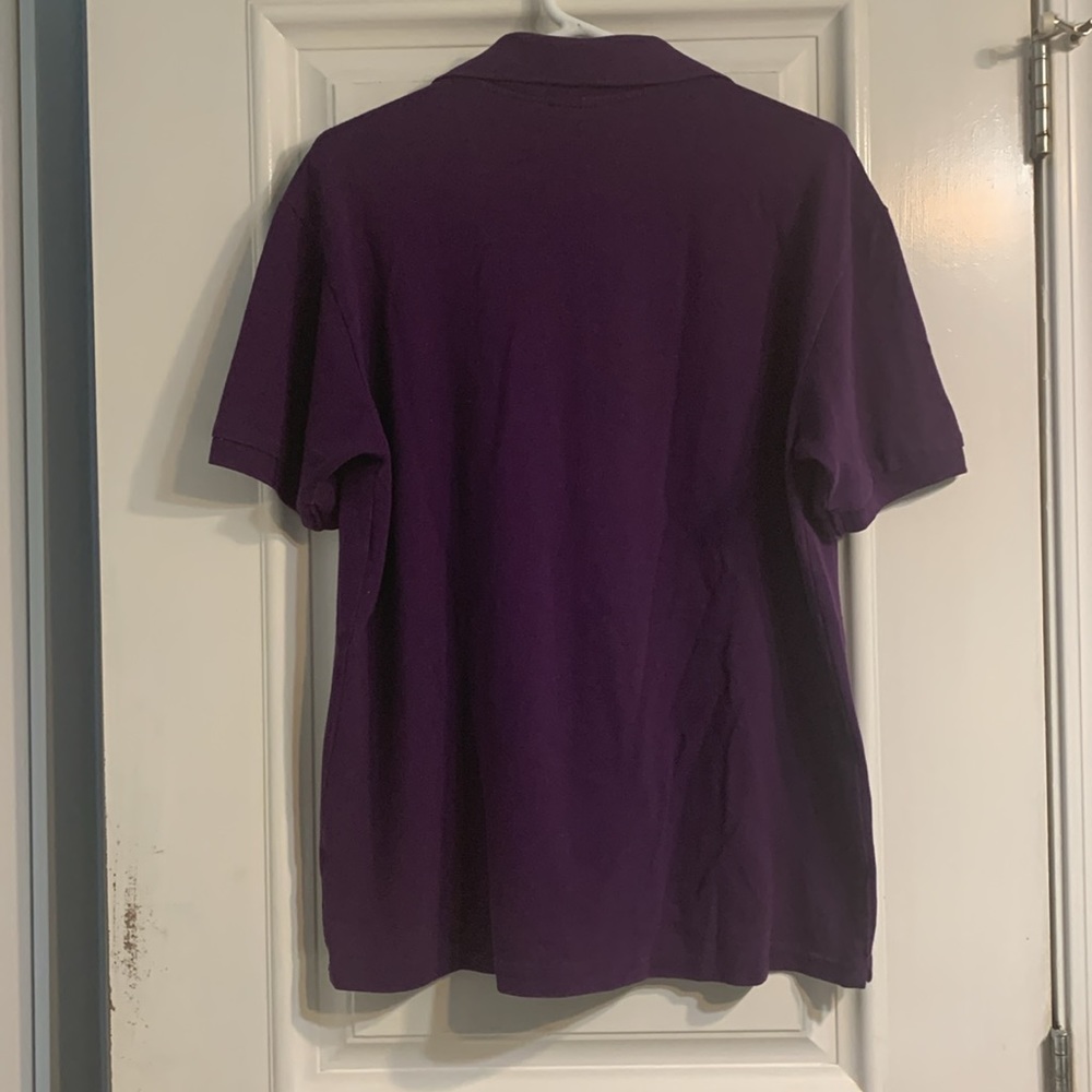 Purple Lacoste Polo Shirt - Picture 2 of 8